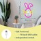 Easter Bunny Neon Sign, LED Dimmable Pink Easter Rabbit Bunny Neon Light for Wall Decor, Easter Day Neon Light Sign for Bedroom Bar Party Easter Decor Kid Gift(11 * 13.3in)
